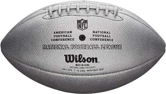 Duke Metallic Edition American Football Silver