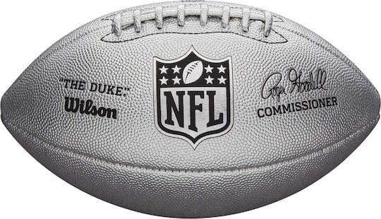 Duke Metallic Edition American Football Silver