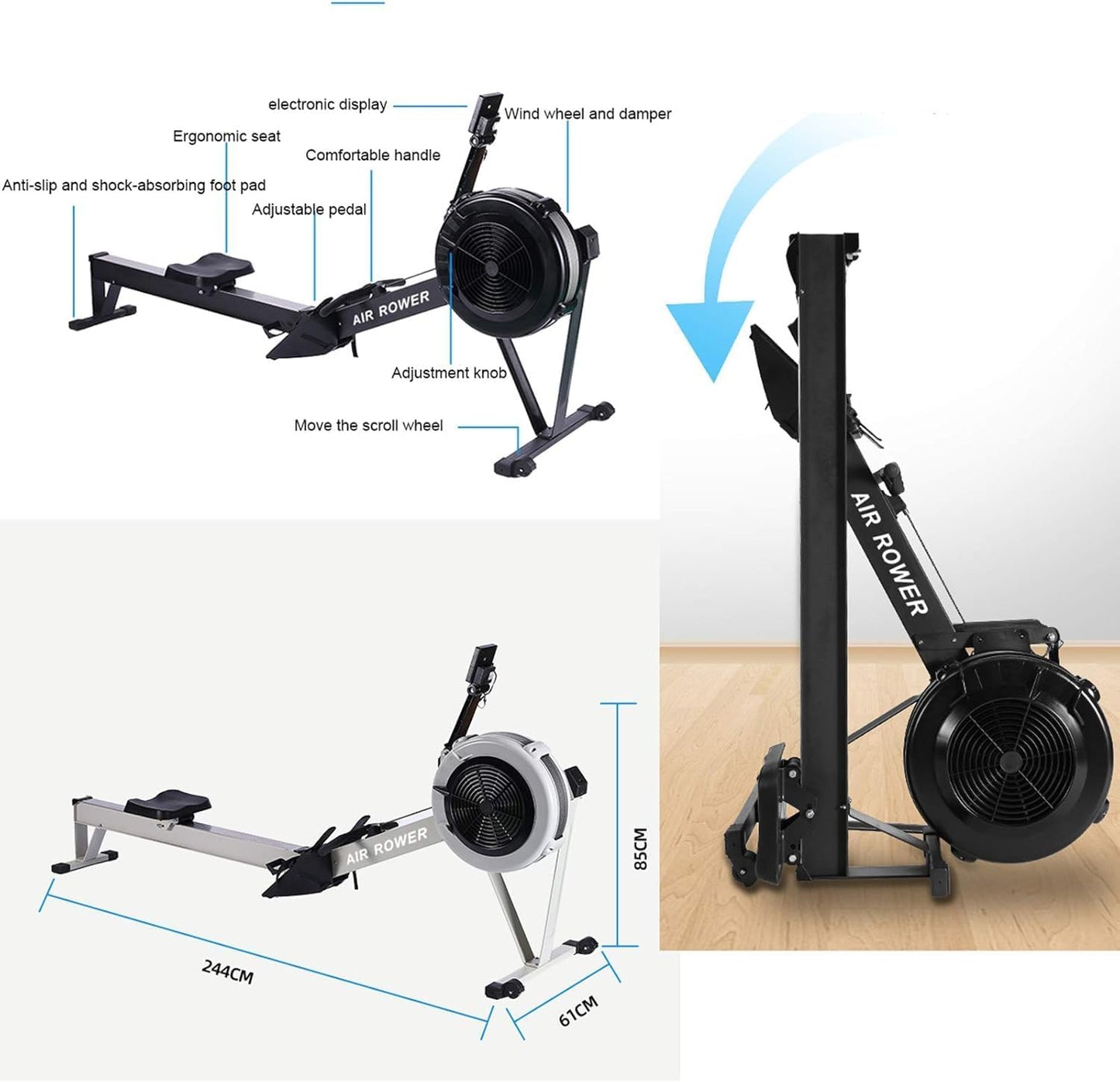 Air Rowing Machine